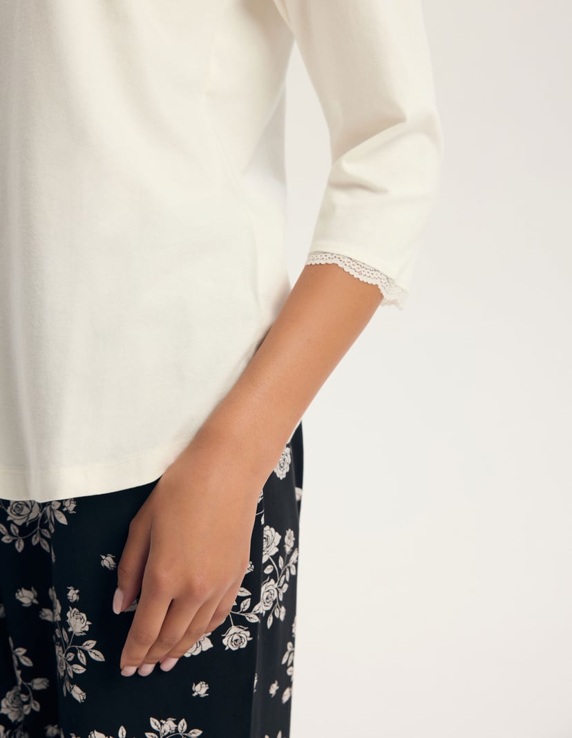 Long Pajamas GRETA cream 4