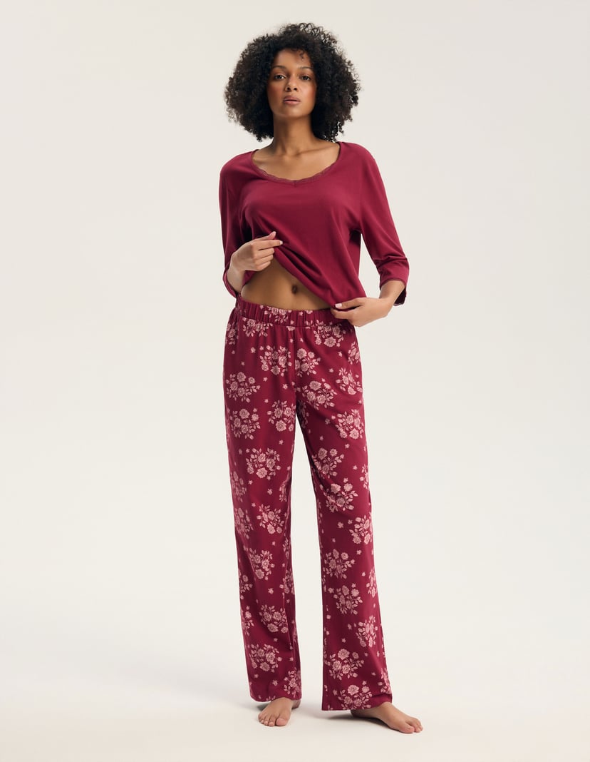 Long Pajamas GRETA Red 7