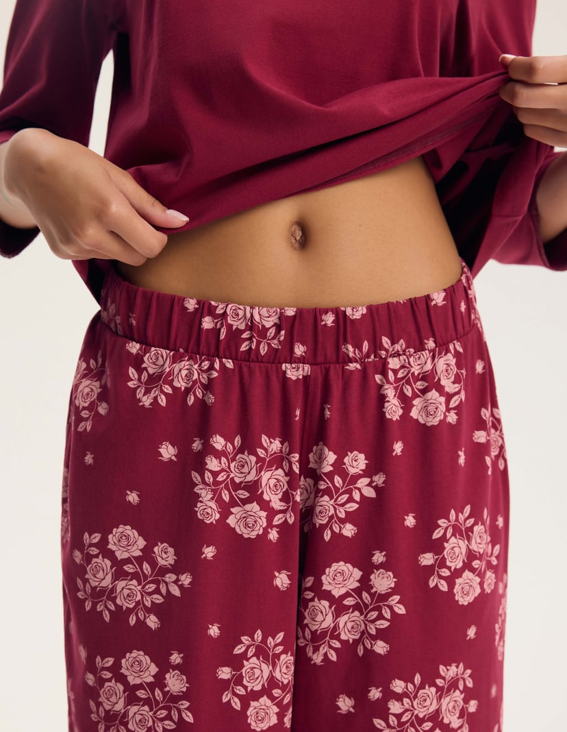 Long Pajamas GRETA Red 4