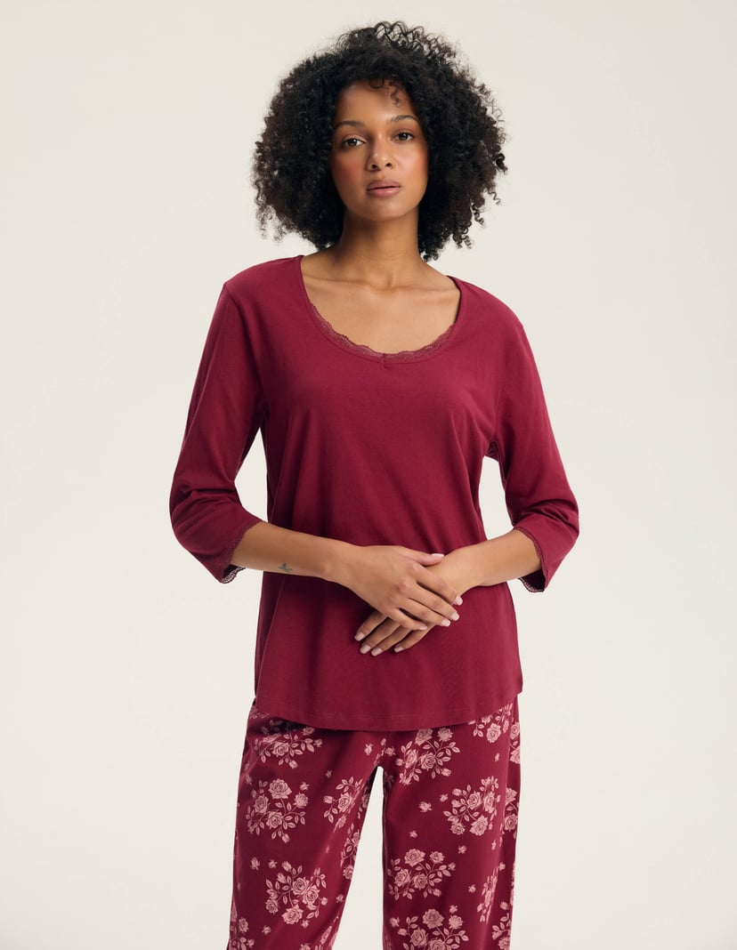 Long Pajamas GRETA Red 2