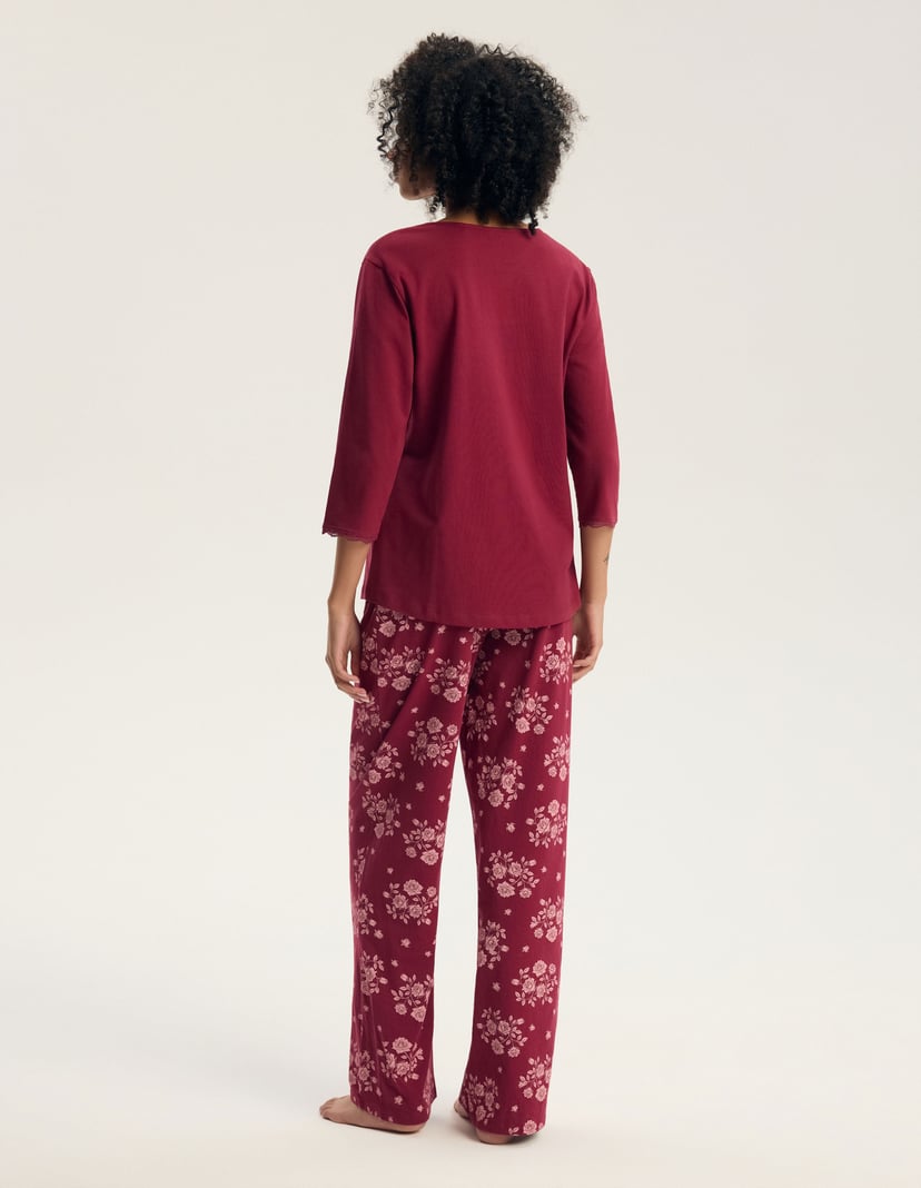 Long Pajamas GRETA Red 6