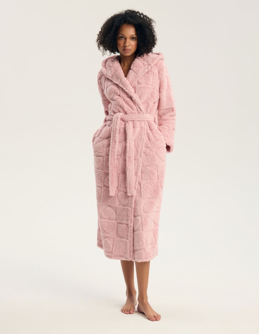 Gitte Bathrobe pink 6
