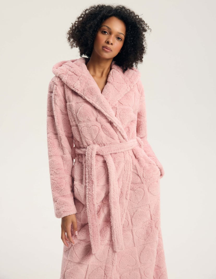 Gitte Bathrobe pink 2