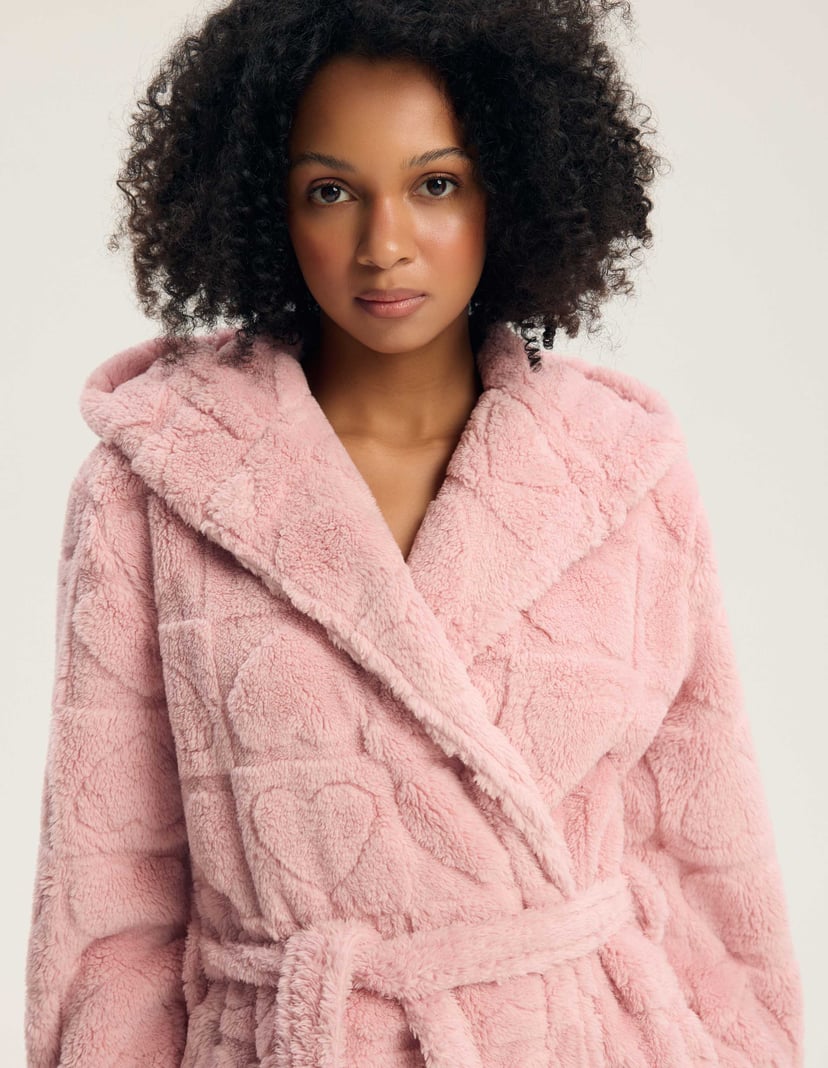 Gitte Bathrobe pink 3