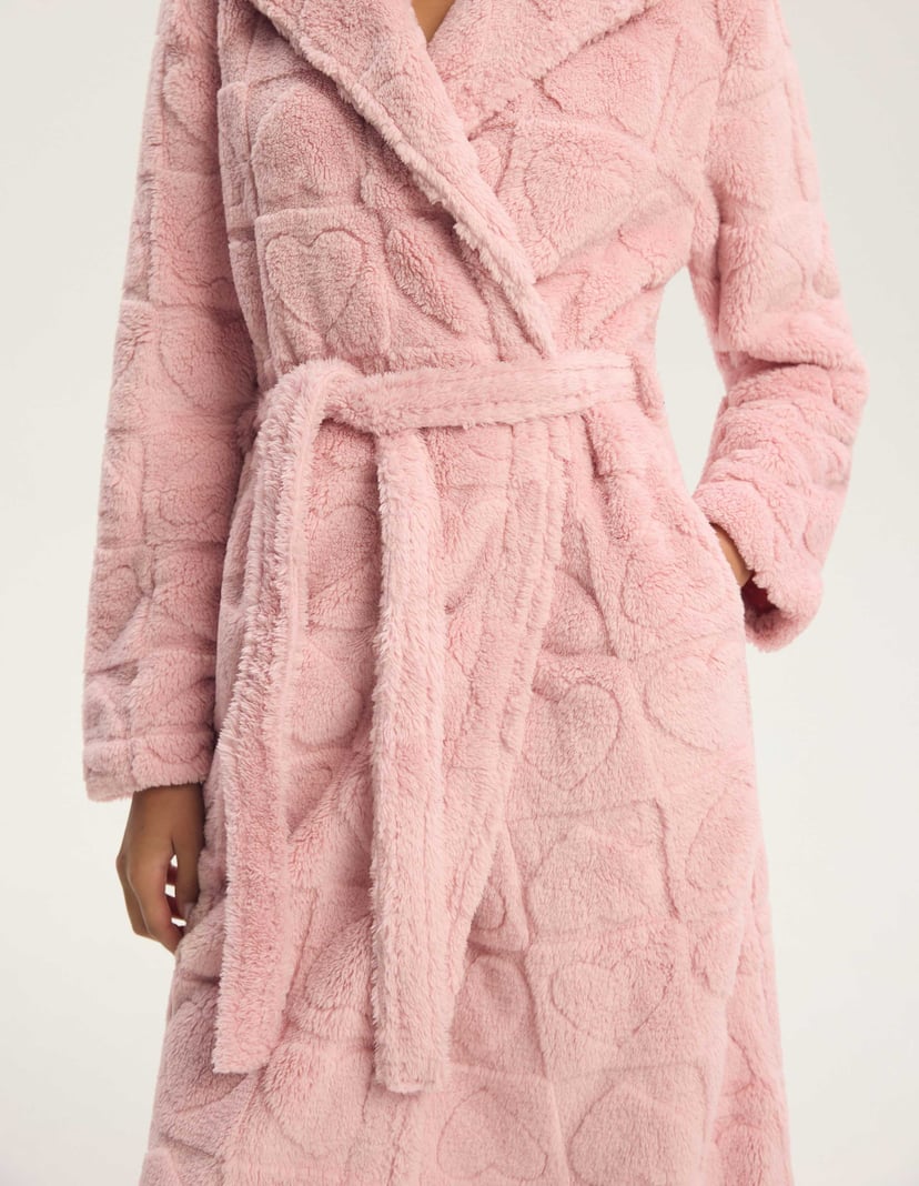 Gitte Bathrobe pink 4