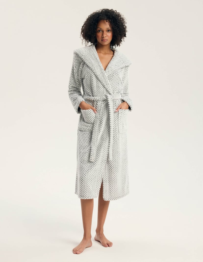 Glore Bathrobe Grey 1