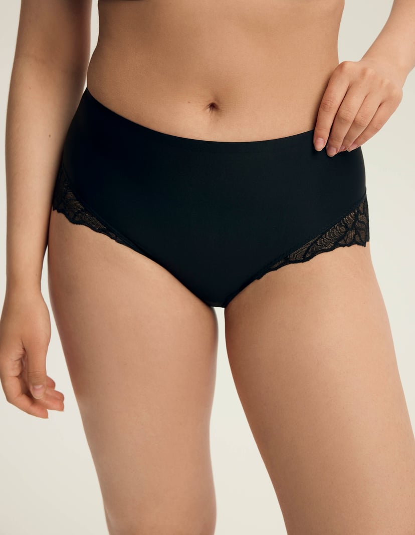 High-waisted briefs Pansy Black 2