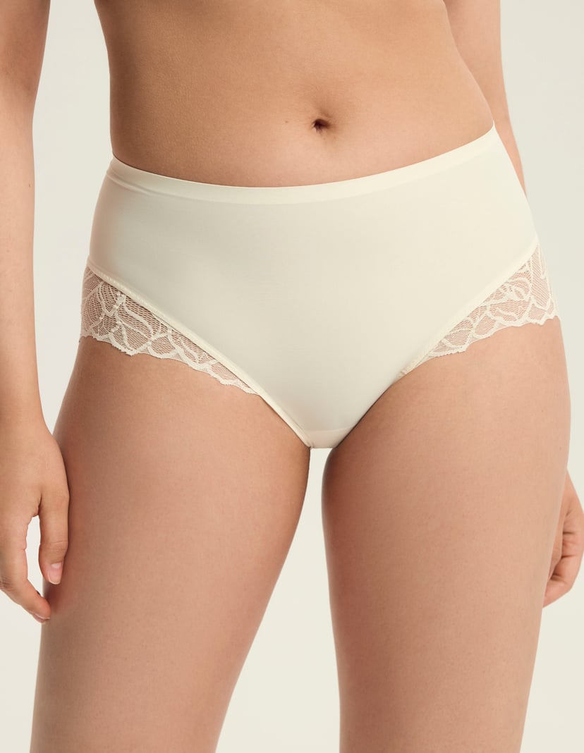 High-waisted briefs Pansy Beige 2