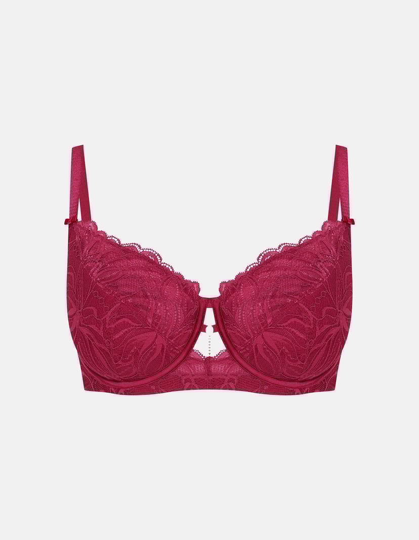 Halb-Gepolsterter BH Alloure Rotwein 6