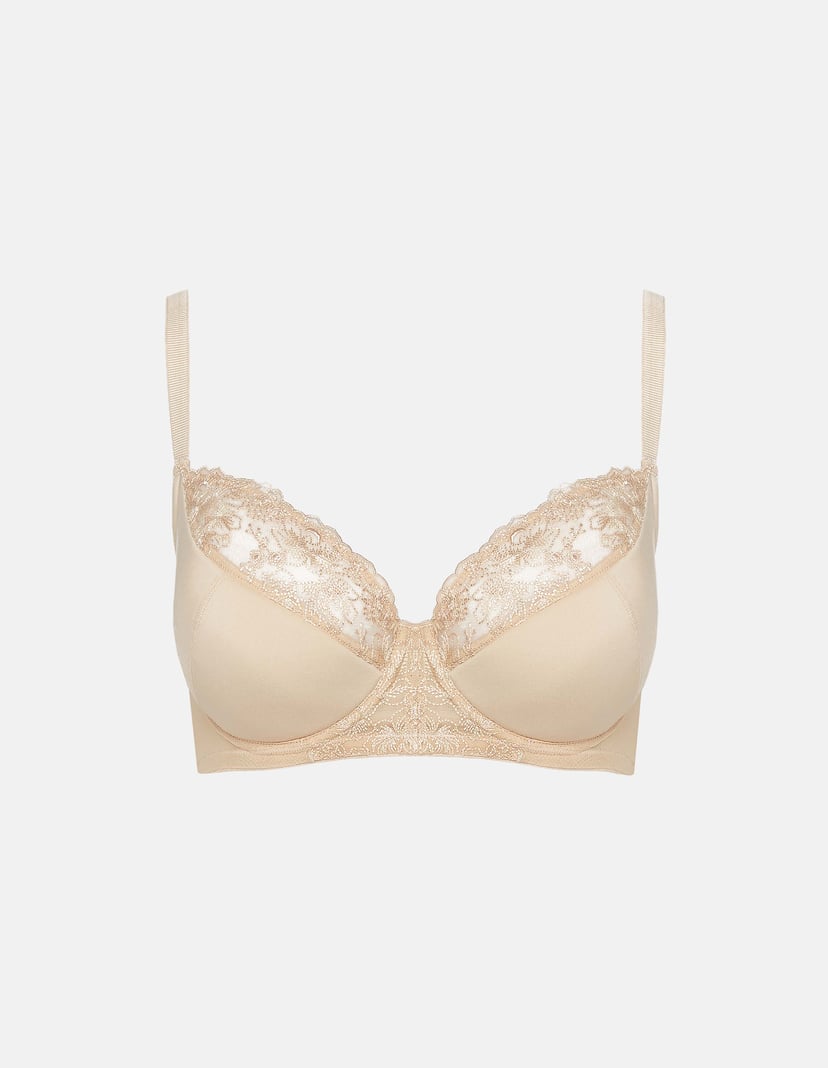 Halb-Gepolsterter BH Femme Beige 6