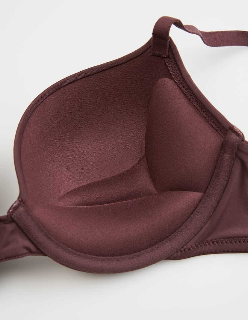 Super Push-Up Bra NUDE Brown with Triple Padding brown 6