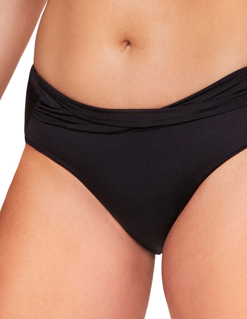 Bikini-Slip Aqua Schwarz 3