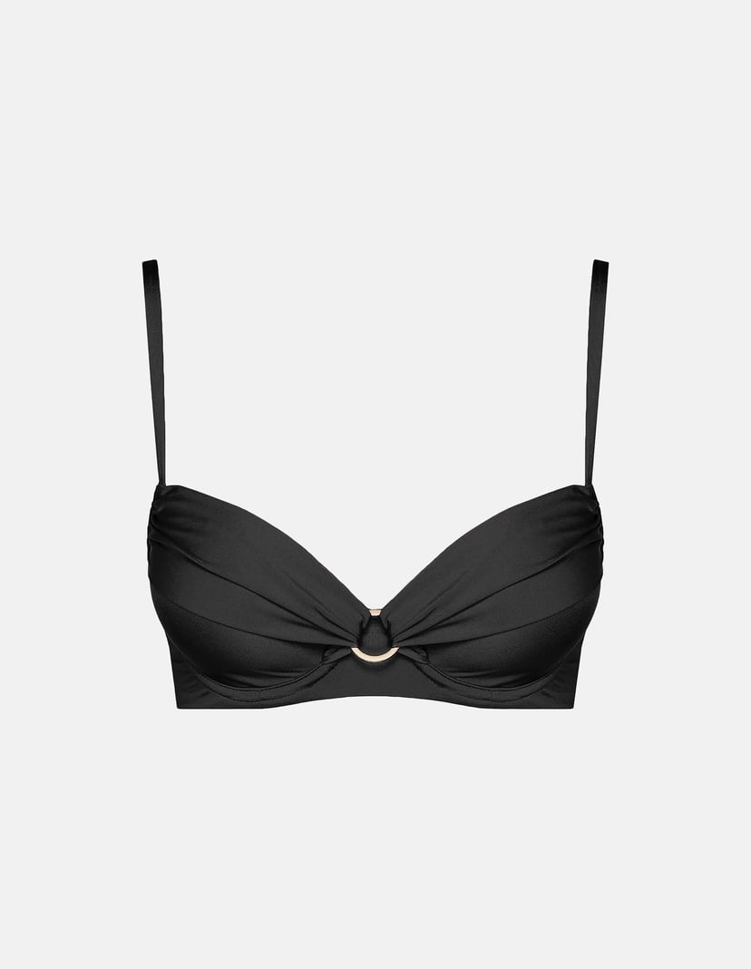 Bikini-Oberteil Aqua Schwarz 6