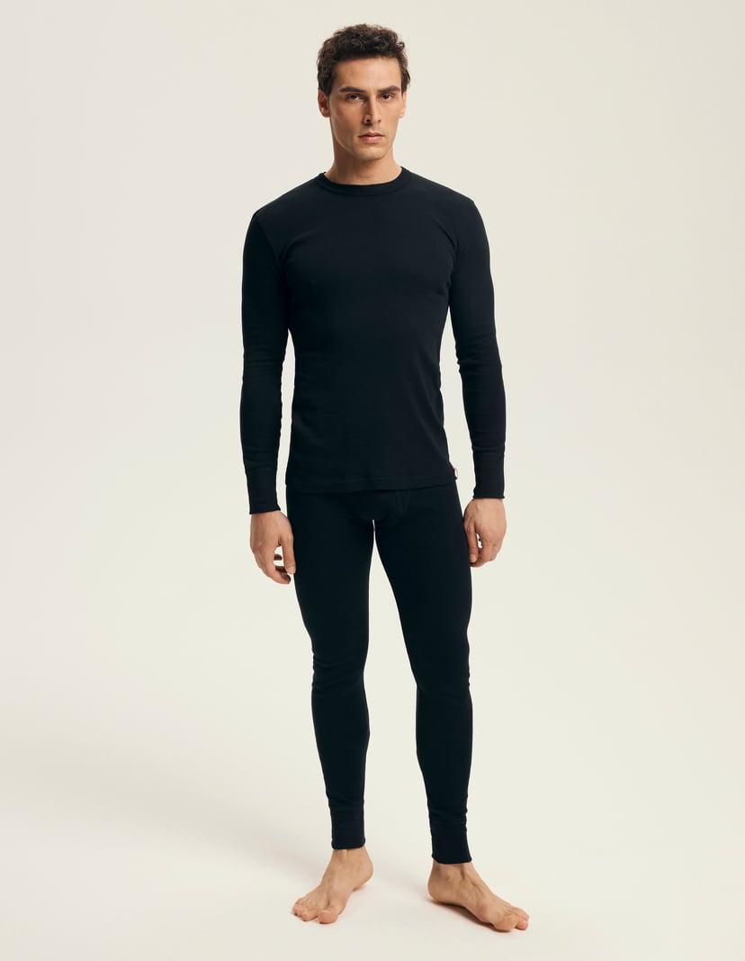 Cotton long-sleeved T-shirt Black 4