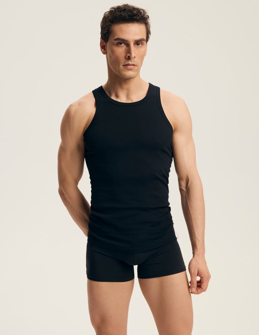 Cotton undershirt Black 4