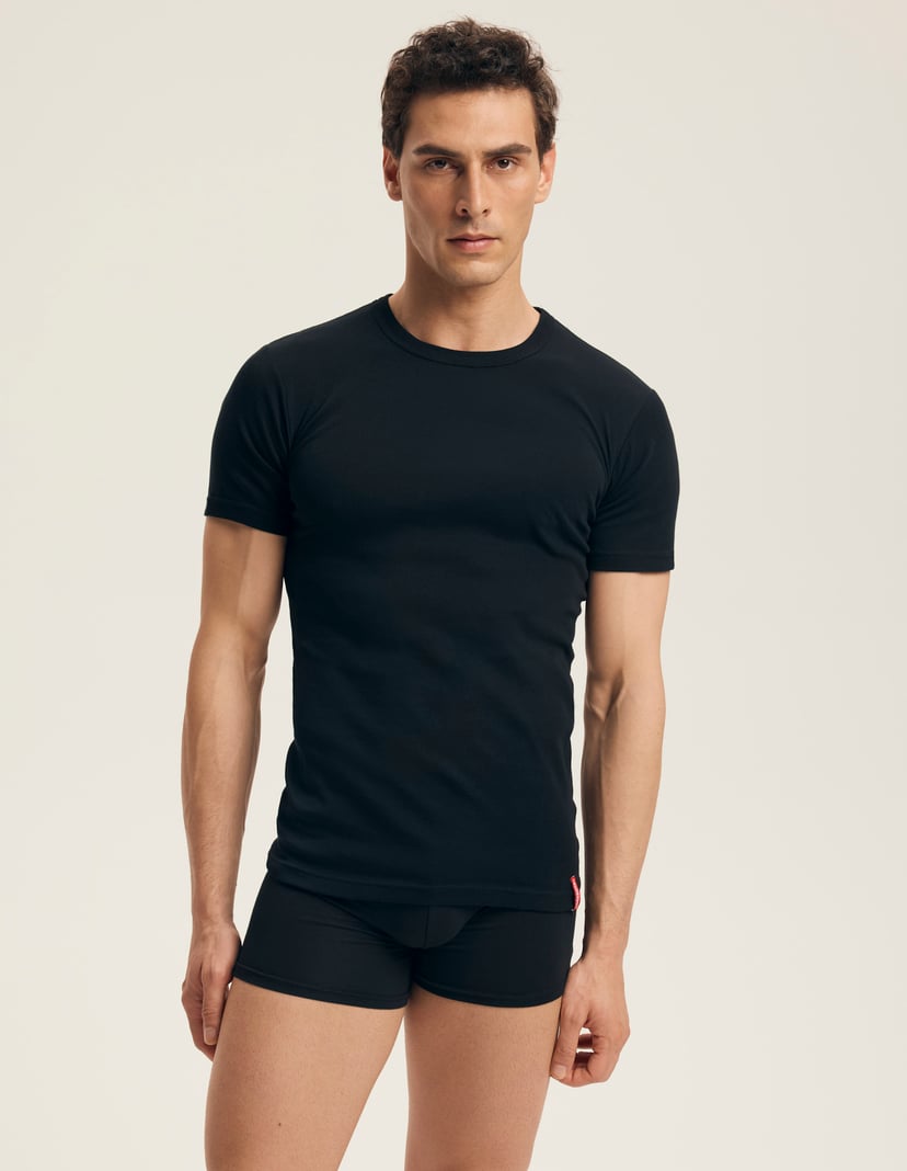 Cotton T-shirt Black 1