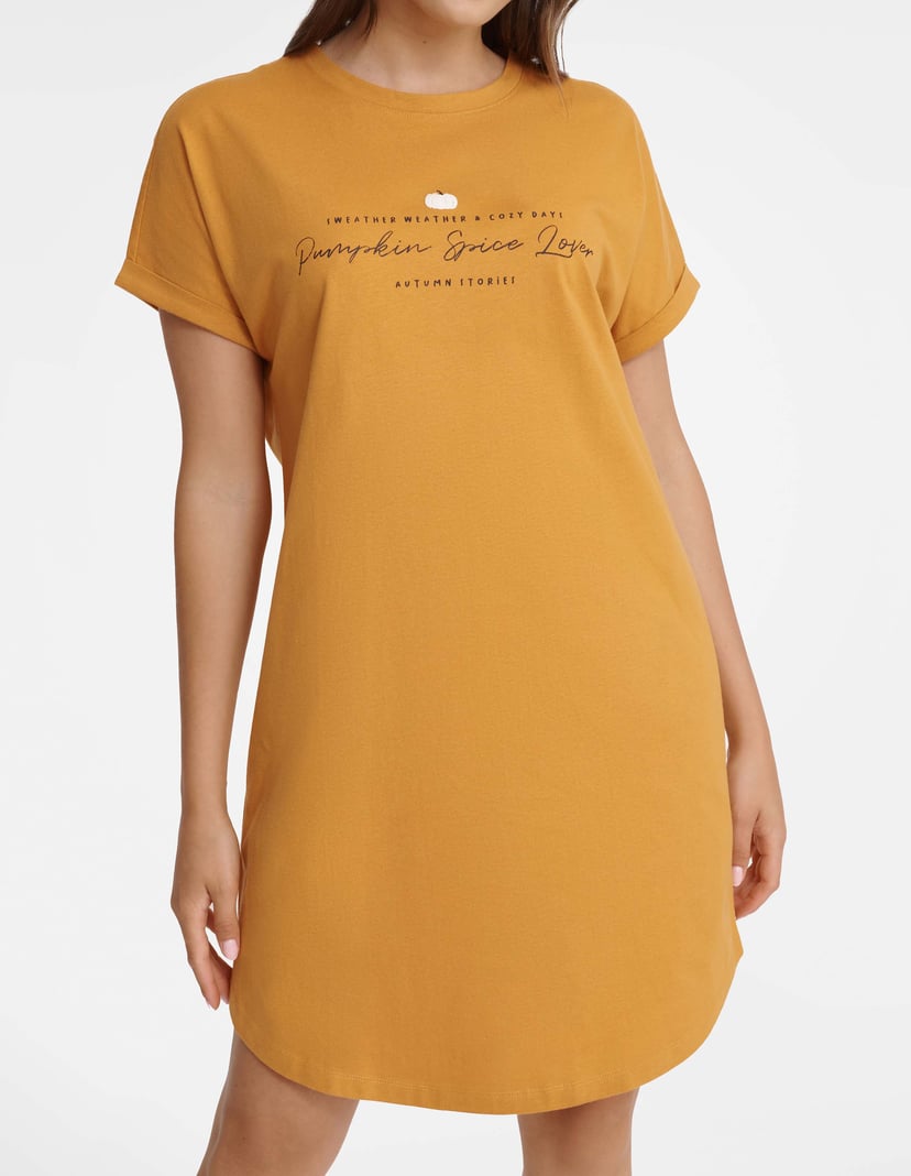 Koszula nocna Grind złoty 2