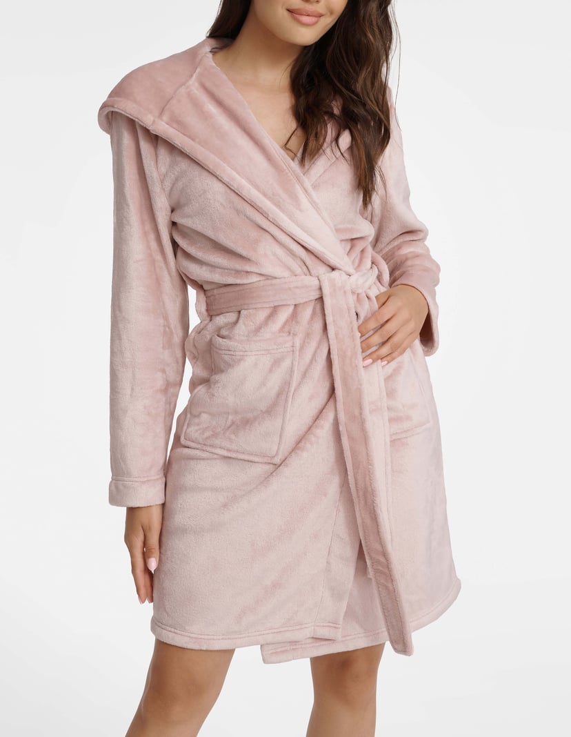 Szlafrok Glass różowy 3