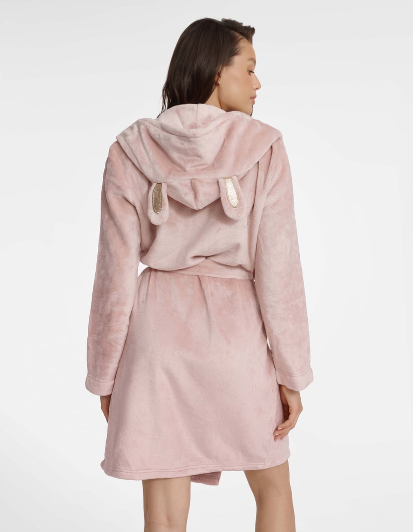 Szlafrok Glass różowy 4