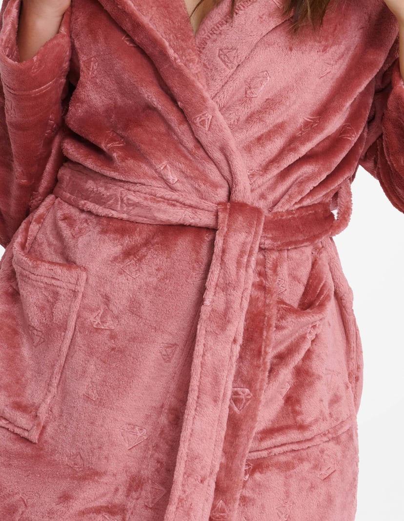 Szlafrok Glossy różowy 5