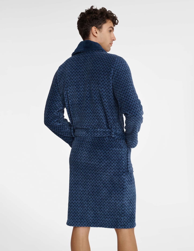 Bathrobe Unix navy 3