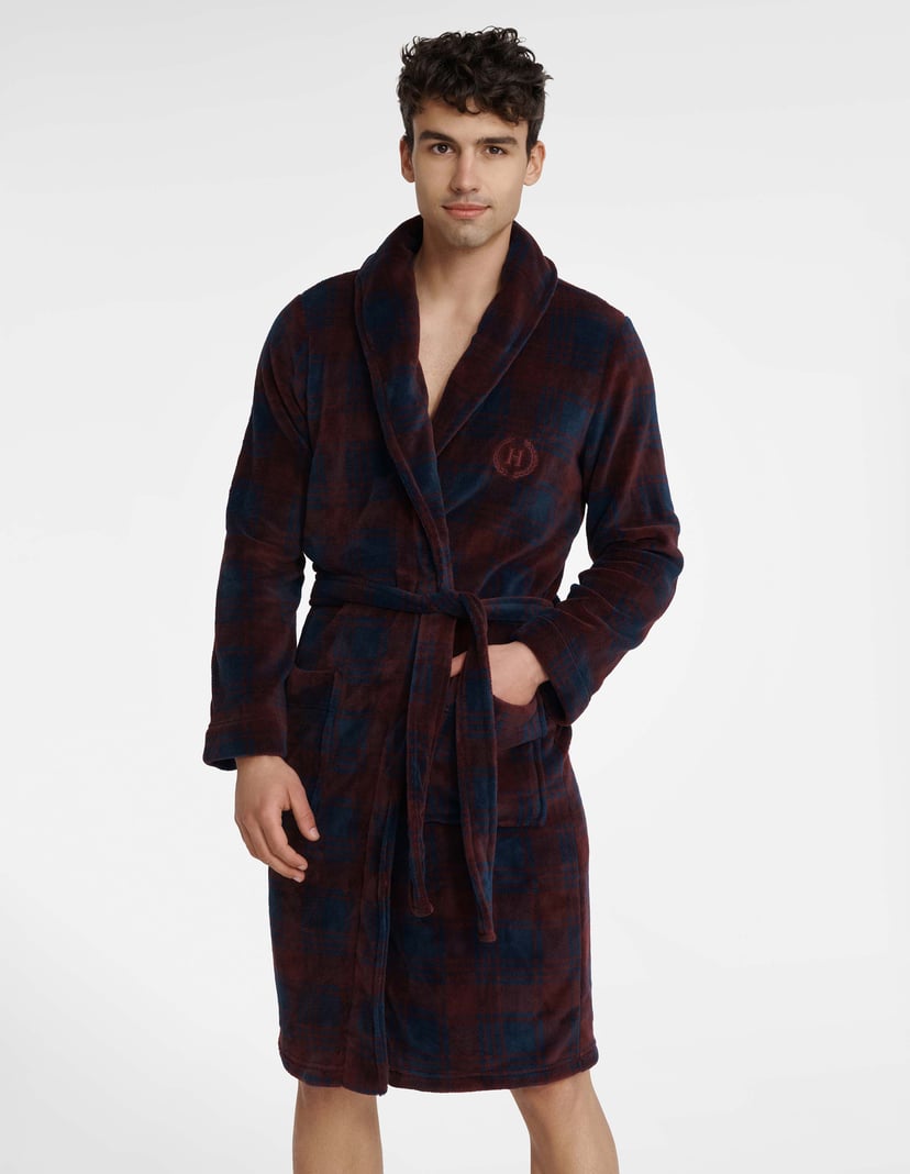 Bathrobe Undergo maroon 1