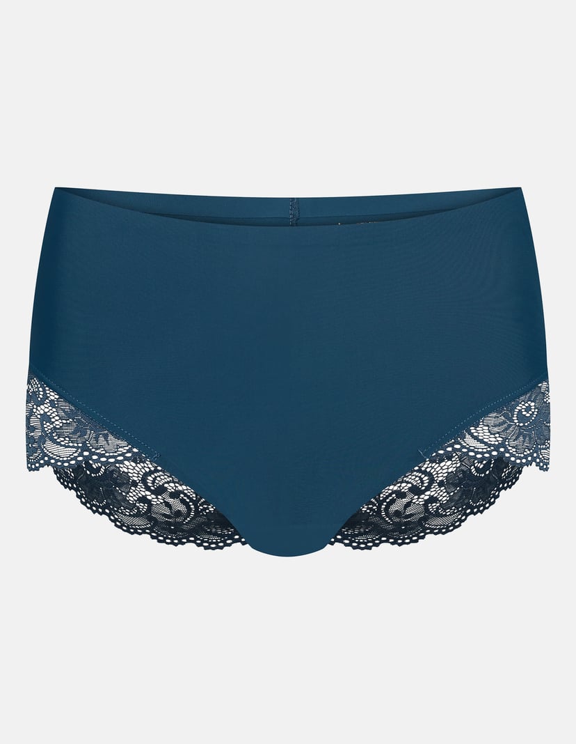 Höschen mit hoher Taille Pansy Navy-Blau 4