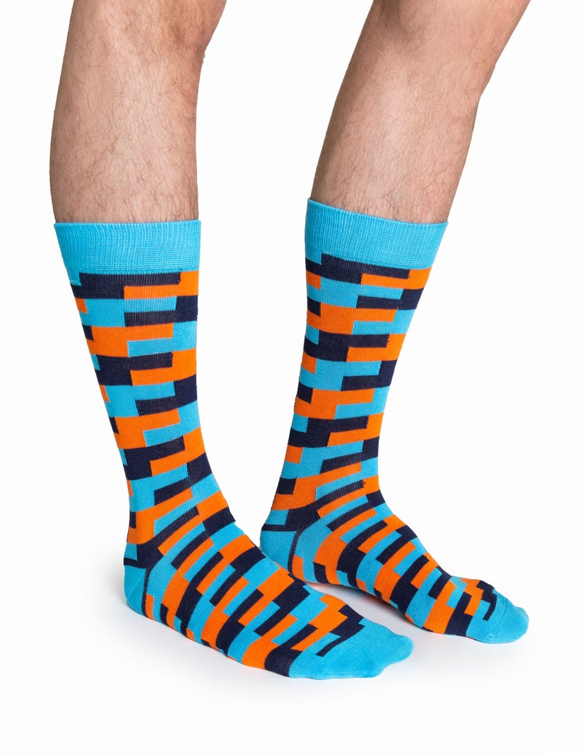 Skarpety Color pomarańczowy 1