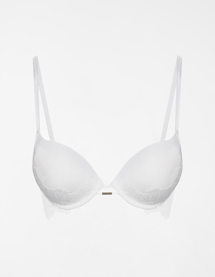 Biustonosz push-up Sapphire kremowy 6