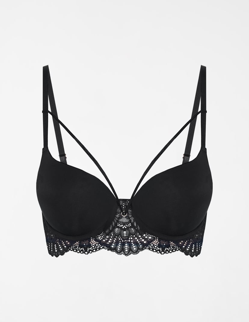 PADDED BRA Sessy black and gold 6