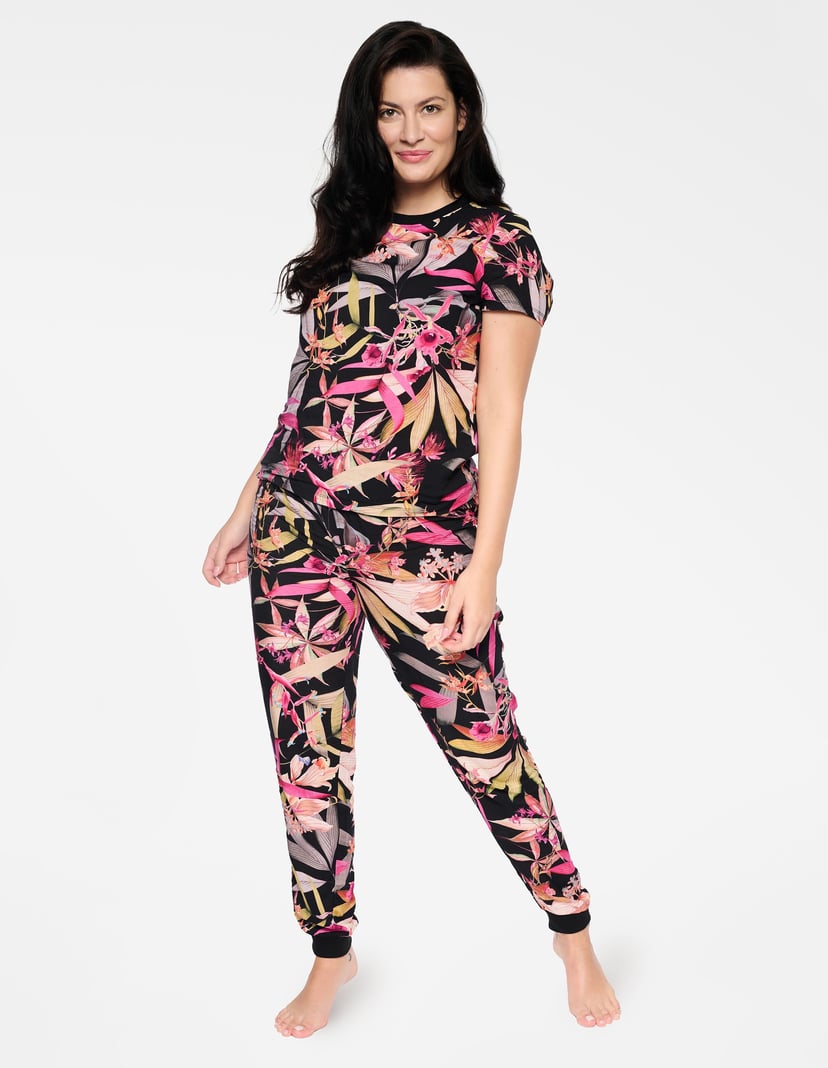 ПІЖАМА Wildflower Чорний 4