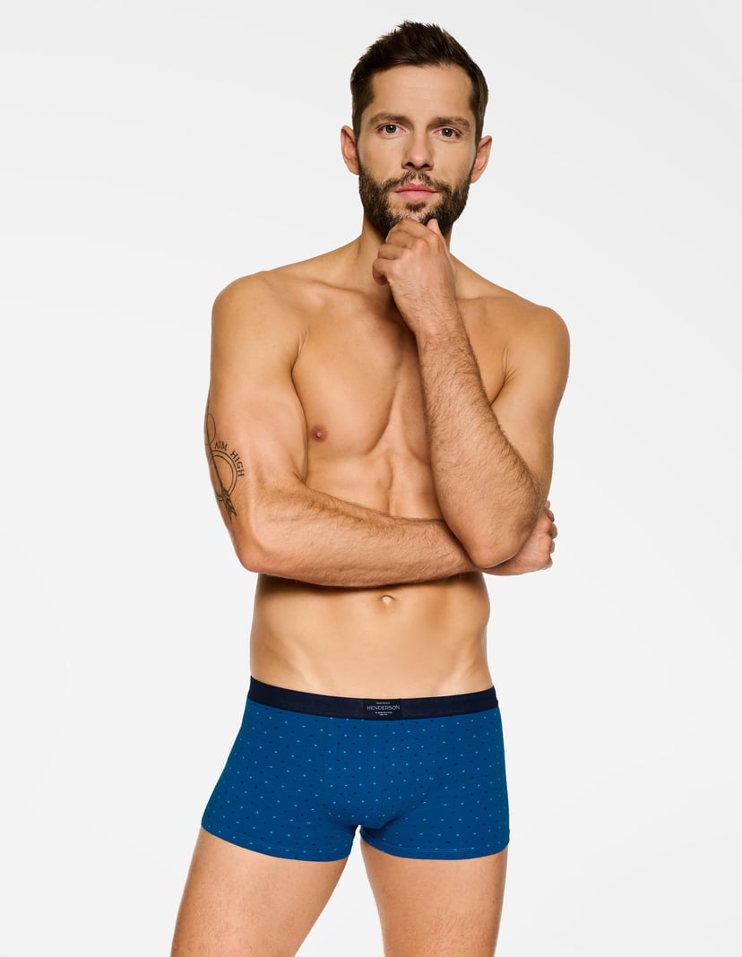 Boxershorts Pixel Blau 1