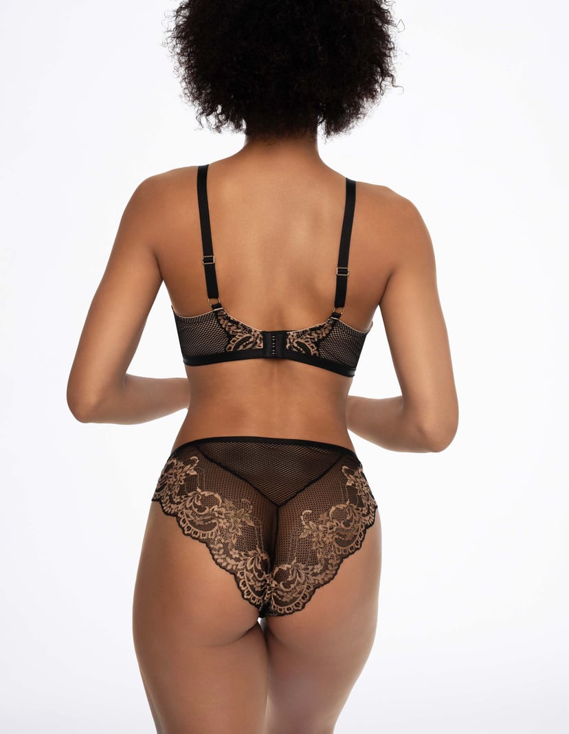 Panties Ilya black and gold 2