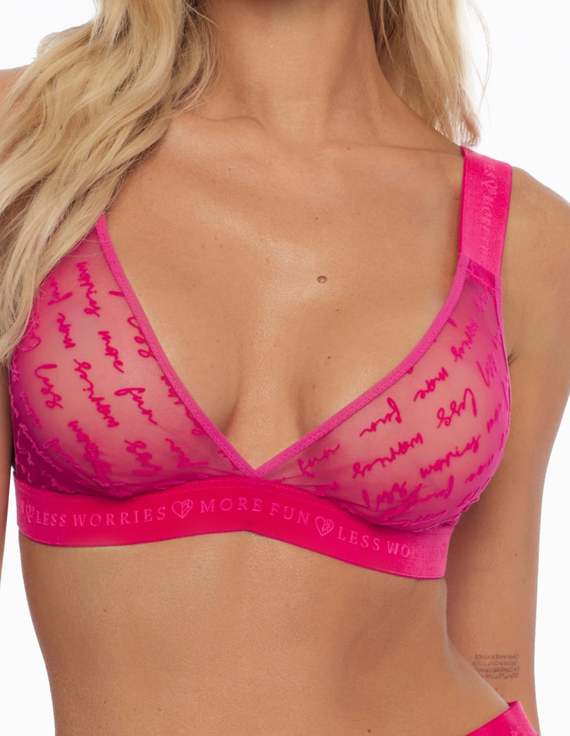 Triangle bra Naomy pink 3