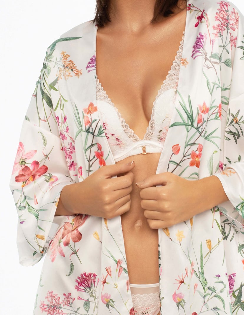 Dressing gowns Dare White 3