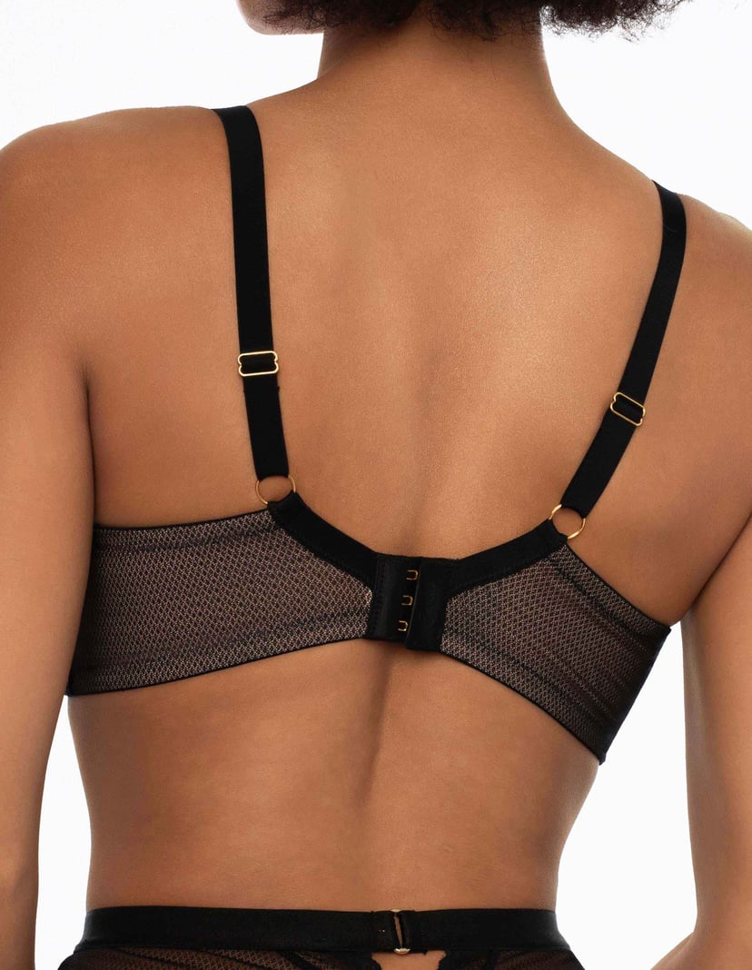 Semi-padded bra Notice black and gold 4