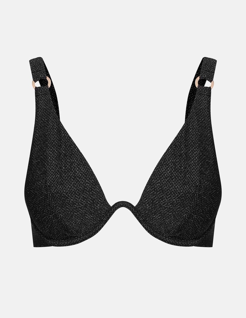 Soft bikini top Stardust Black 6