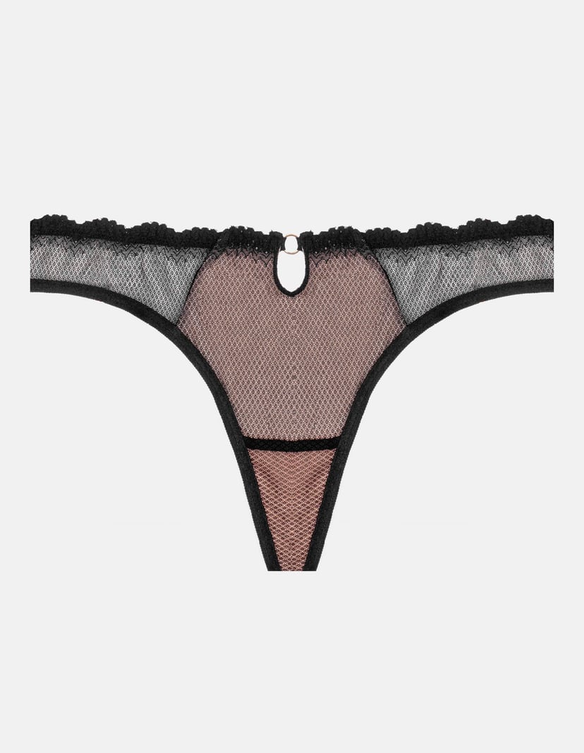 Thongs Notice black and gold 6