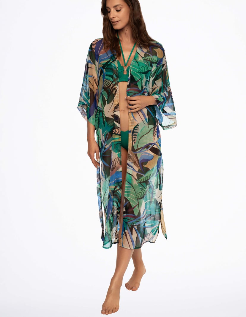 Szlafrok plażowy Planthea zielony 1