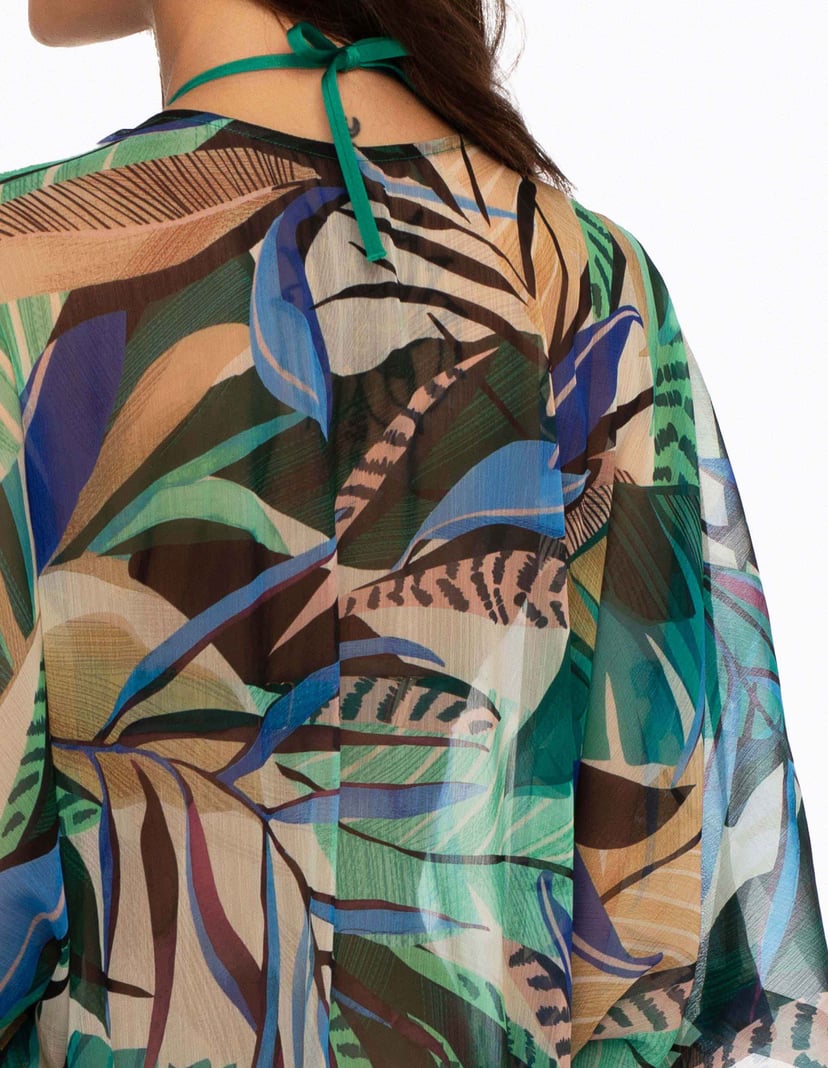 Szlafrok plażowy Planthea zielony 4