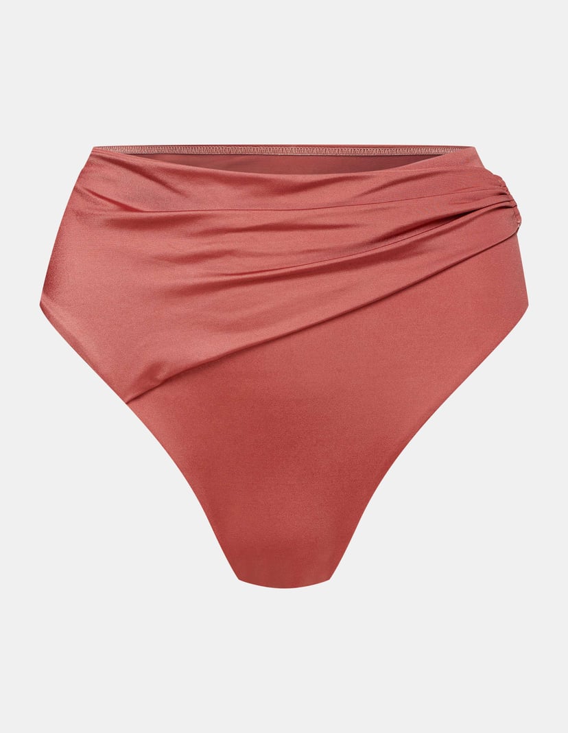 High-waisted bikini bottoms Thea brown 6
