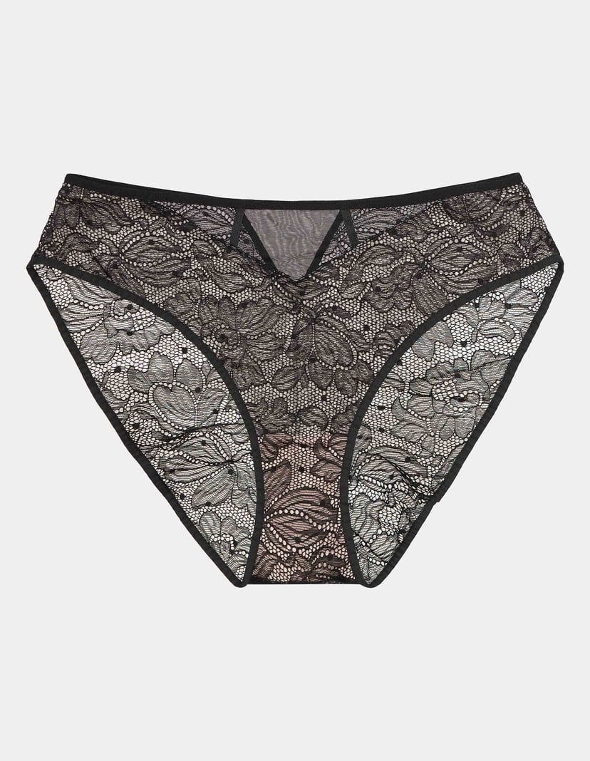 High-waisted briefs Nikola black and gold 6