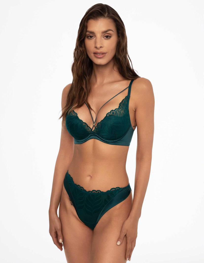 Push-up bra Korin dark ​​green 5