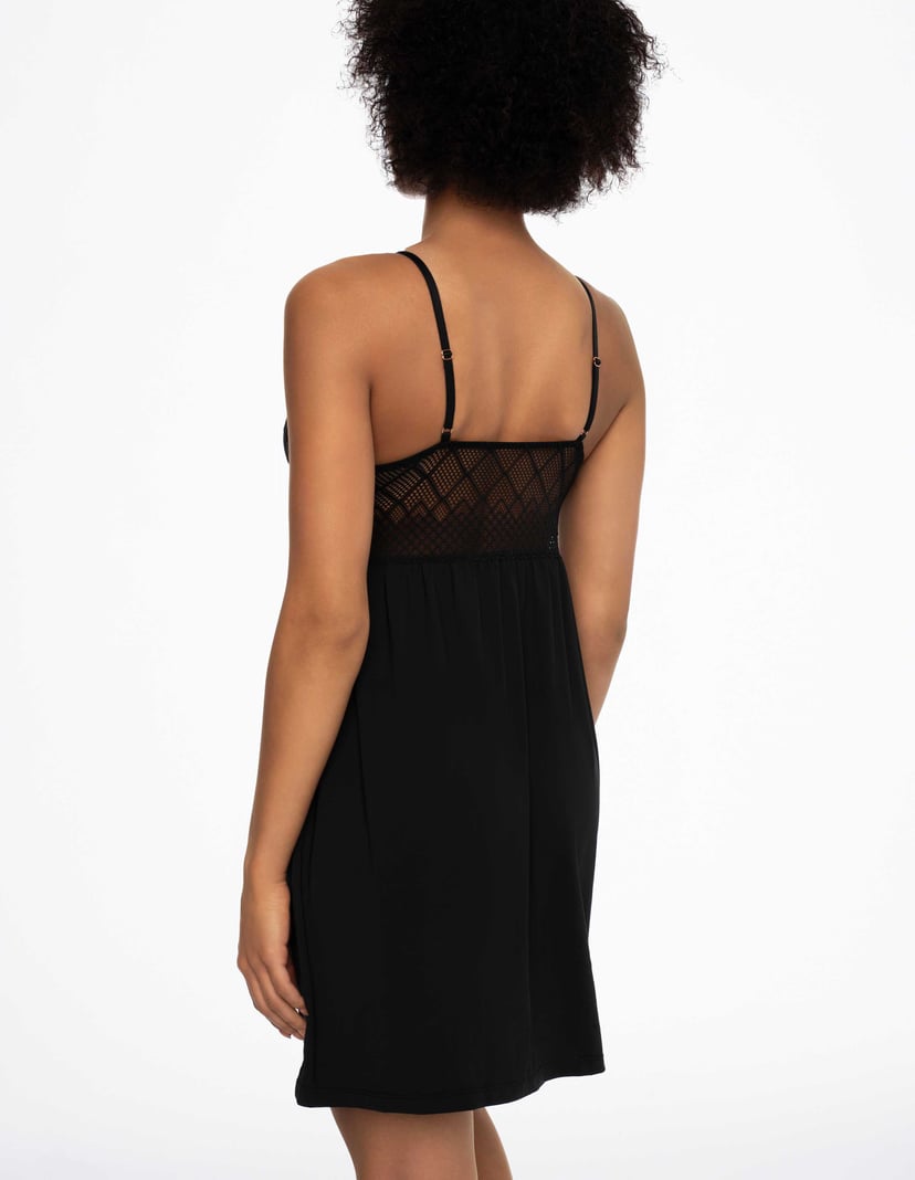 Nightgowns Hannah black and gold 3