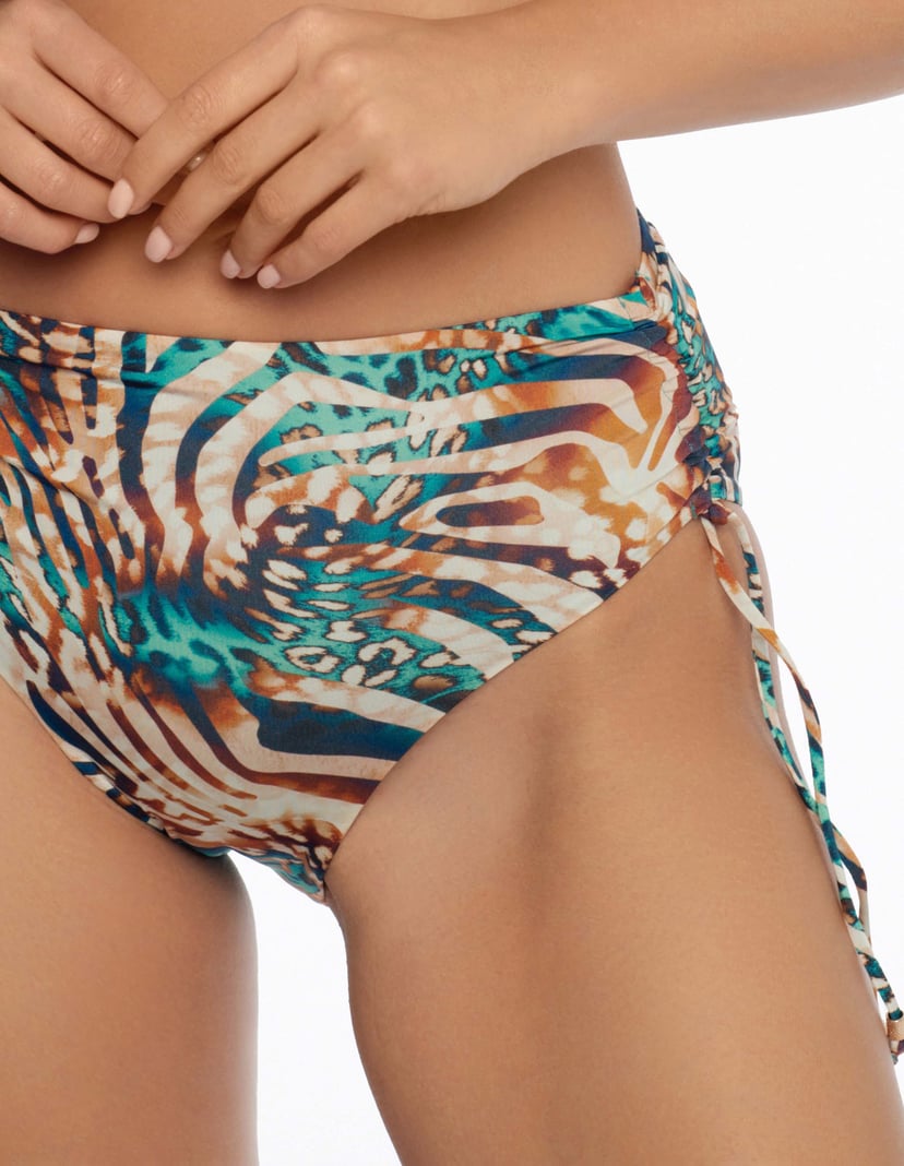 High-waisted bikini bottoms  Deliciosa Green 3