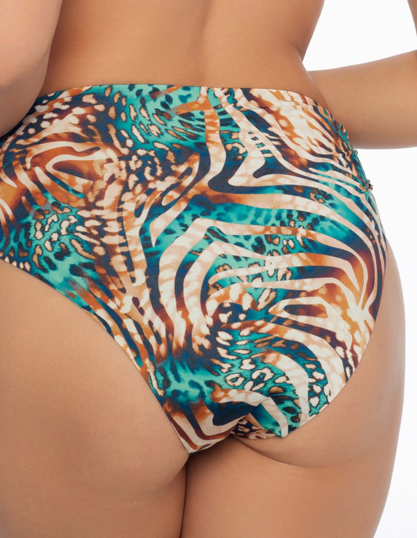 High-waisted bikini bottoms  Deliciosa Green 4