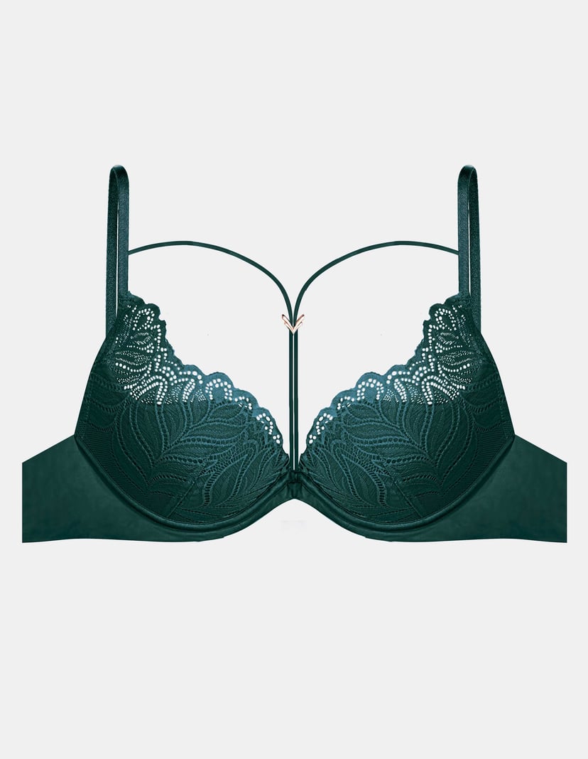 Push-up bra Korin dark ​​green 6