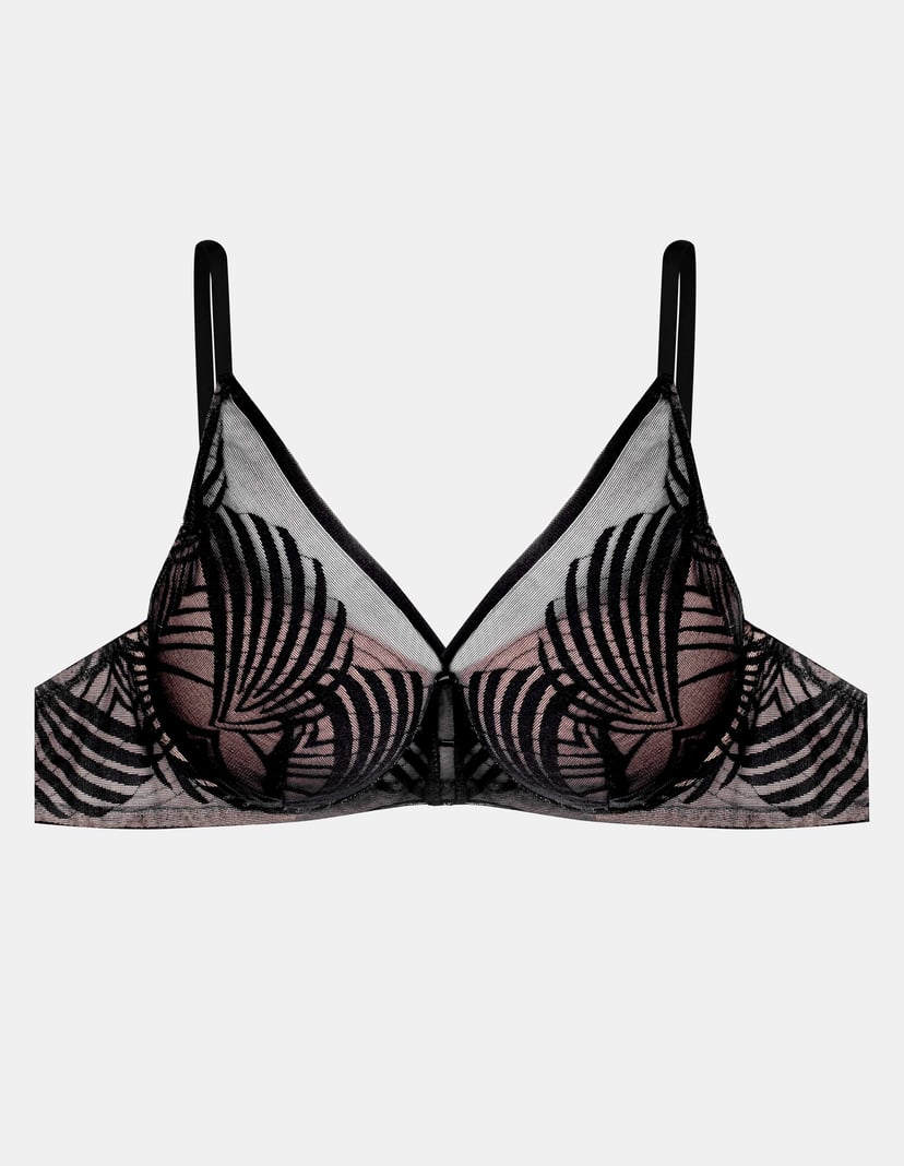 Push-up bra Nacre black and gold 6