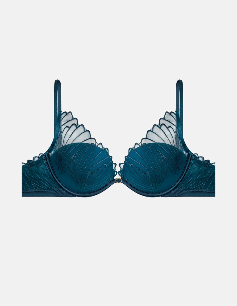Push-up bra Nugat dark green 6