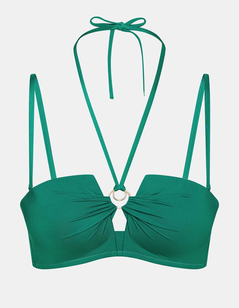 Bandeau bikini top Deliciosa Green 6